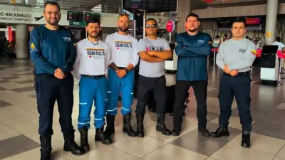 Seis rescatistas de Caldas viajan a Venezuela para misión humanitaria