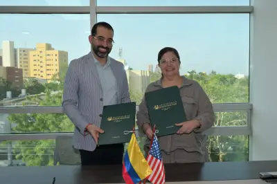 Unisimón y Universidad Duarte firman convenio de cooperación académica