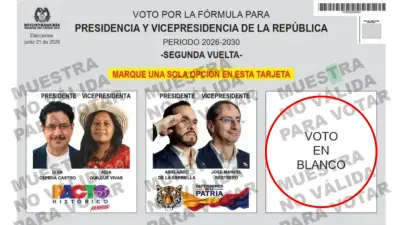 Voto en blanco en segunda vuelta: ¿puede cambiar el resultado de las elecciones 2026?