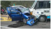Accidente en vía Patios-Guasca deja cinco heridos, entre ellos un menor