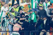 Agresiones y capturas en la final entre Nacional y Junior en Medellín