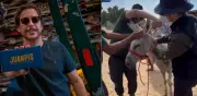 Alejandro Riaño adopta a Ismael Rivera y lanza llamado por burros de La Guajira