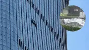 Avioneta se estrella contra el edificio más alto de Pekín
