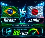 Brasil tiene 64% de probabilidad de vencer a Japón en eliminatorias mundialistas