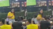 Cachetada por infidelidad en pleno partido de Colombia en el Mundial 2026