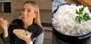 Chef revela receta perfecta para arroz blanco con ajo, cebolla y caldo
