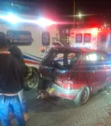 Choque múltiple en Usme: furgón con falla mecánica deja varios heridos