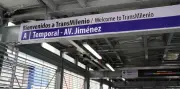 Cierre temporal en estación Av. Jiménez de TransMilenio por obras del Metro