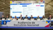 CNE reanuda escrutinios de votación presidencial con observadores