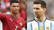 Cristiano Ronaldo ignora pregunta sobre Messi en rueda de prensa
