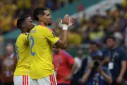 Daniel Muñoz celebra su gol y la clasificación de Colombia al Mundial 2026