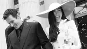 Dua Lipa opta por traje blanco Schiaparelli en lugar de vestido de novia tradicional