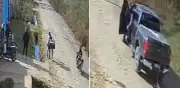 Hombre amarró a presunto ladrón a su camioneta en Argentina