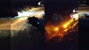 Hundimiento en vía San Vicente de Chucurí: maquinaria trabaja para recuperar movilidad
