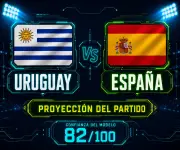 IA predice el ganador del España vs. Uruguay en el Mundial 2026