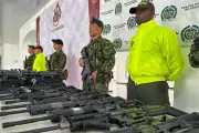 Incautan 26 fusiles y drones a disidencias de Farc en Yumbo