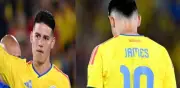 James Rodríguez, como Papá Noel: jugadores de Costa Rica hicieron fila para foto con él