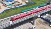 Metro de Bogotá llega por primera vez a Kennedy en pruebas a 90 km/h