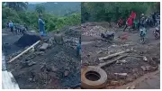 Rescatan a tres mineros atrapados en socavón de carbón en Jamundí