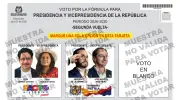 Segunda vuelta: cómo marcar correctamente el tarjetón electoral