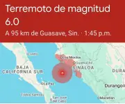 Sismo de magnitud 4.1 sacude Sinaloa; no se reportan daños