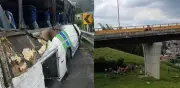 Supertransporte multa con $211 millones a empresa por accidente en Puente Helicoidal
