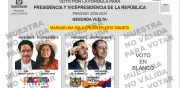 Tarjetón segunda vuelta presidencial 2026: orden y detalles