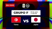 Túnez vs Japón EN VIVO: partido clave en el Grupo F del Mundial 2026