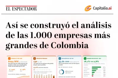 Análisis de las 1000 empresas más grandes de Colombia: alianza Capitalia-El Espectador