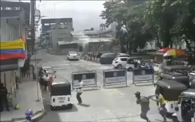 Atacan con drones estación de Policía de Tadó, Chocó: Eln sería el responsable