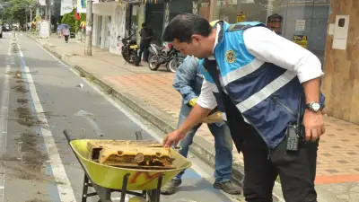 Bucaramanga retira separadores de ciclorrutas para mejorar movilidad vehicular