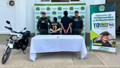 Capturan a dos presuntos extorsionistas en Magdalena Medio