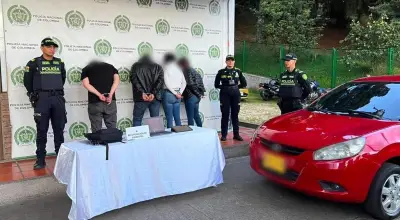Capturan en Bogotá a cuatro falsos funcionarios de la Sijín por hurto