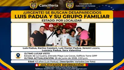 Familia colombiana desaparecida en terremotos de Venezuela: cinco atrapados