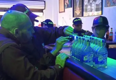 Ocho bares cerrados y un capturado por licor adulterado en Bogotá durante el Mundial 2026