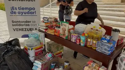 Santander envía 40 toneladas de ayuda humanitaria a Venezuela tras terremotos