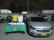 Policía frustra hurto de cuatro vehículos y captura a cinco personas en Bogotá