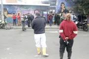 Protesta de comerciantes de carne en Bogotá paraliza Autopista Sur por horas