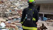 Rescatistas colombianos en Venezuela: 