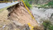 Vía Bucaramanga–San Gil restringida por creciente del río Chicamocha