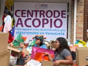 Venezolanos en Colombia recogen 75 toneladas de ayuda para damnificados por terremotos